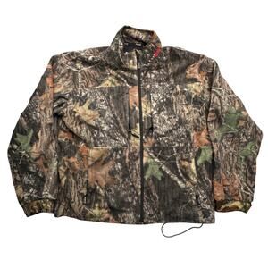 Vintage Guided Series Scent Core Camouflage Hunting Fleece Jacket Mens XL